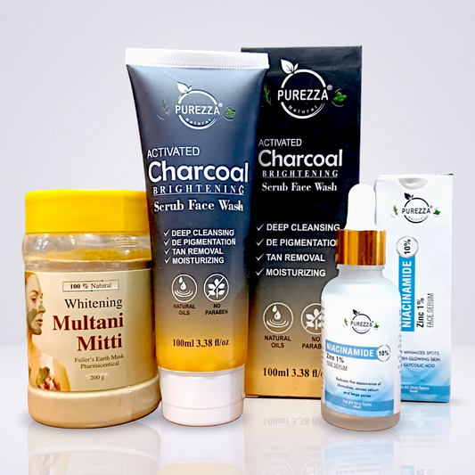 Purezza Natural Oil Control & Detox Glow essential kit